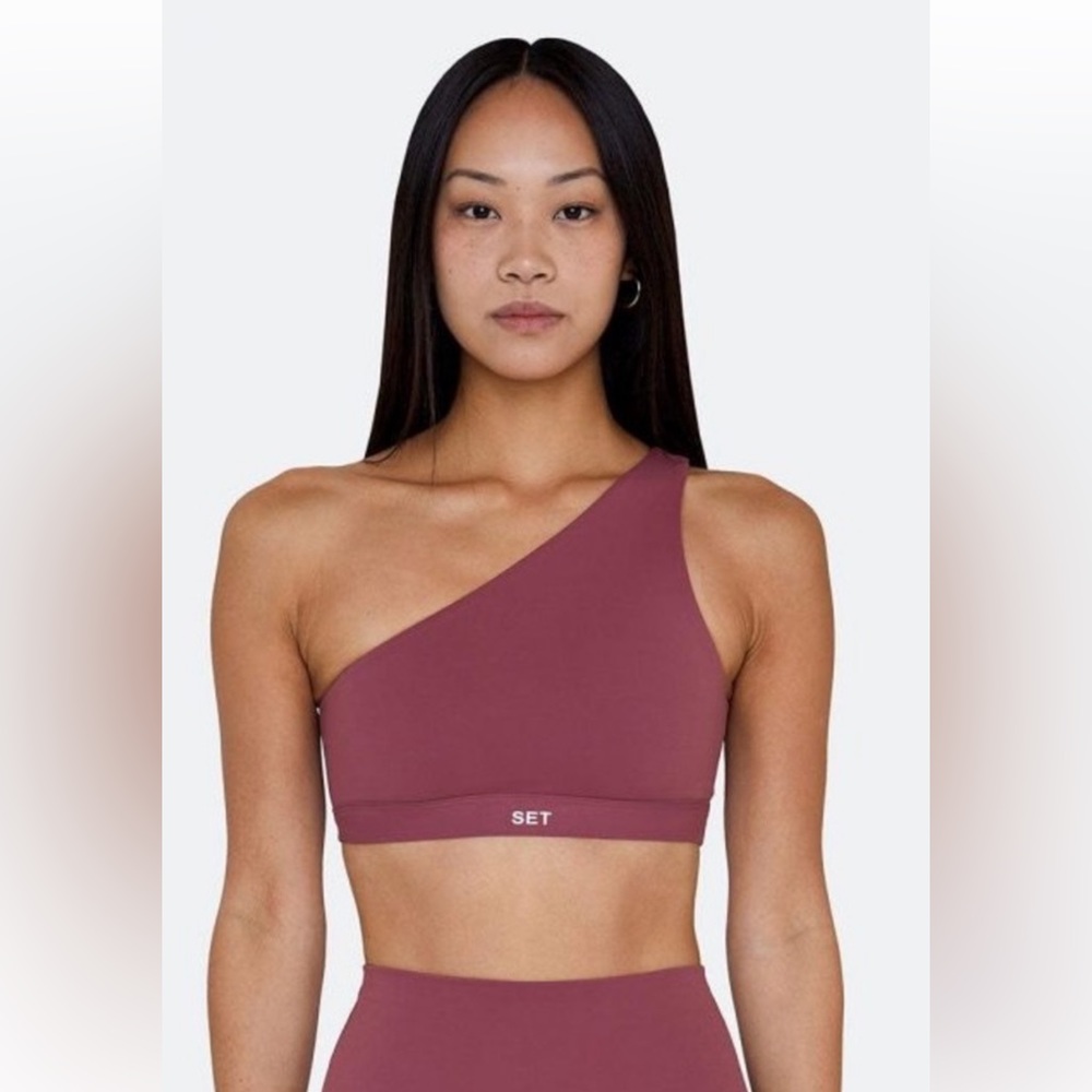 Set active one shoulder sports bra